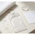 thumbnail image 3 of Cruise Luggage Tag Holders Waterproof PVC Sleeves with Zip Seal and Metal Loops, Clear Travel Baggage Tag Protector, Cruise Essentials 2026,1PC, 3 of 3