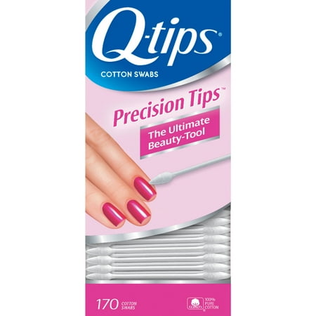 Q-tips Precision Tip Cotton Swabs, 170 ct