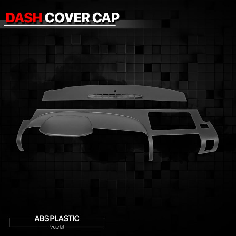 Complete Black Dash Board Cover Cap For 07-13 Silverado LS LT WT Sierra SL  SLE