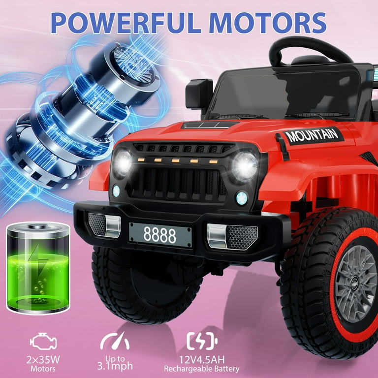 Motorized jeep for 6 year old hotsell