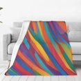 thumbnail image 3 of Manta de cama Rainbow Pride LGBT para salas de estar y dormitorios A008 80" X 60", 3 of 8