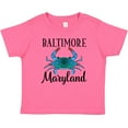 thumbnail image 3 of Inktastic Baltimore Maryland Vacation Blue Crab Boys or Girls Baby T-Shirt, 3 of 5