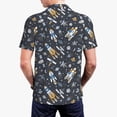 thumbnail image 5 of Rocae Space Cars for Men's Short Sleeve Polo Shirt, Quick Drying Performance Moisture Wicking Sports Men's Golf Shirt XX-Large, 5 of 9
