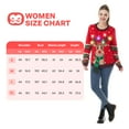 thumbnail image 5 of Joyfy Ugly Christmas Sweater Women, Led Light Up Ugly Sweater, Men Couples Women's Christmas Sweater with Light Bulbs, Reindeer Holiday Sweaters, Cute Funny Xmas Crewneck Knitted Pullovers 2025,L, 5 of 12
