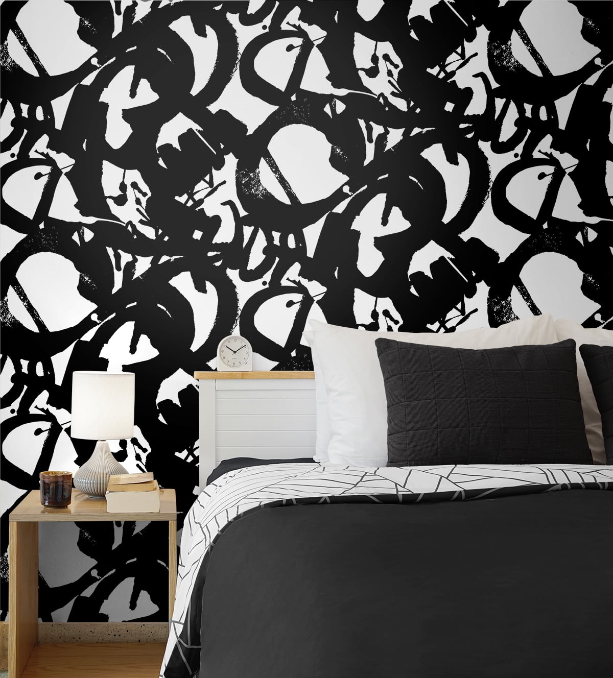 NextWall  Inkblot Peel and Stick Wallpaper - 20.5 in. W x 18 ft. L