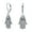 Aqua, variant on Bling Jewelry Womens Amulet Talisman Hamsa Hand Pendant Necklace in Black Silver