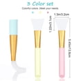 thumbnail image 2 of 12PCS-Cepillo para mascarilla-4Polvo+4Azul+4Amarillo-3*14cm Xemadio WRJM-331, 2 of 8