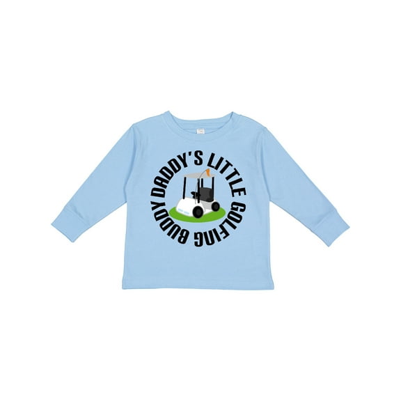 Inktastic Daddys Little Golfing Buddy Boys or Girls Long Sleeve Toddler T-Shirt