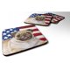 thumbnail image 1 of "Treasures Fawn Pug Patriotic Posavasos decorativos, multicolor" Caroline's Treasures BB9718FC, 1 of 1