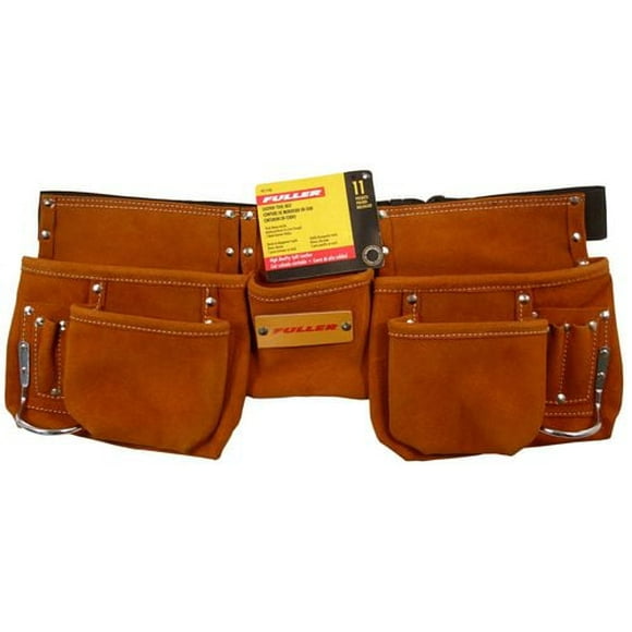 Ceinture à outils à 11 poches en cuir