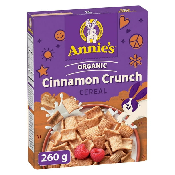 Annie’s Organic Cinnamon Crunch Breakfast Cereal, Whole Grain, 260 g Walmart.ca
