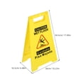 thumbnail image 2 of IFANLANDOR 2Pcs Floor Safety Caution Sign Yellow A-Frame Foldable For Wet Floor Situations In Cinemas, 2 of 8