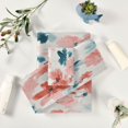 thumbnail image 6 of 3 Piece Bath Towels Set Bath Towel, Hand Towel and Face Towel for Bathroom, Gym, Hotel Coral and Teal Floral Pattern, 6 of 8