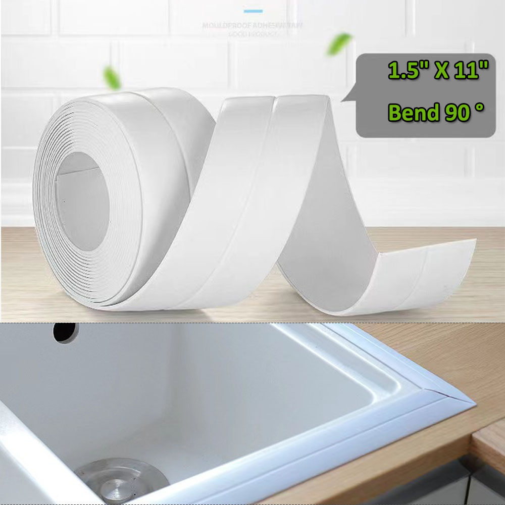 Caulk Tape PVC Self Adhesive for Bathroom and Kitchen Sealing Tape for