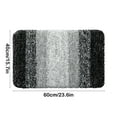 thumbnail image 3 of sruoe Bath Mat Rugs, Bath Mats for Bathroom Floor, Extra Absorbent Quick Dry Bathroom Mats, Washable Bath Rugs and Mats, Bath Carpet for Shower, Polyester, Gray, 3 of 5
