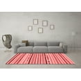 thumbnail image 3 of Ahgly Company Indoor Rectangle Abstract Red Modern Area Rugs, 5' x 8', 3 of 4