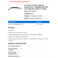 thumbnail image 2 of Air Cleaner To Intake Crankcase Breather Hose - Compatible with 2009 - 2010 Dodge Ram 1500 5.7L V8 GAS, 2 of 2