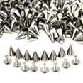 thumbnail image 4 of Aleación cono remache tornillo punk picos puntos remache collar chaqueta bricolaje tachuelas 100 Piezas Speravity HA7482-00B, 4 of 6