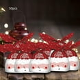 thumbnail image 3 of 50 Pièces Sac De Bonbons De Noël Sacs Cadeaux En Vrac Biscuit Collations Pochette Cadeau D'Anniversaire Sac De Friandises De Noël Pour Emballage Red, 3 of 8