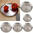thumbnail image 4 of Pizza Pans Pizza Tray Stainless Steel for Baking, Healthy, Heavy , 14cm, 4 of 8