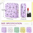 thumbnail image 2 of Bolsa para el periodo de cuero PU Likesing, estuche para toallas sanitarias, morado, 2 of 7