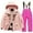 Hot Pink-c, variant on Boys Snow Suit 2 Piece Water-Resistant Girls Ski Jacket and Kids Snow Pants Sets Boys Snowsuit Size 4-6 Years