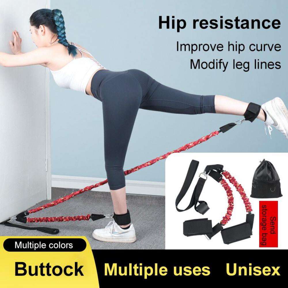 Yoga Resistance Rubber Bands Fitness Workout Booty Elastic Stretch Home Pull Gym 