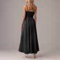 thumbnail image 4 of Sevevn Women's Solid Sleeveless Round Neck Sexy Elegant Club Party Tunic Mini Dresses Casual Vacation Dress Summer Clearance Black M, 4 of 8
