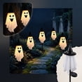 thumbnail image 4 of Qwtwty Solar Halloween Lights Outdoor, Waterproof Solar Path Stake Lights for Halloween Pathway Garden Lawn Yard Decoration, Tool-Free Setup, 4 of 7