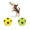 F:2 pcs, variant on 2'' Squeak Latex Dog Toy Football Chew Fetch Throw Ball for Medium Dogs Interactive Play-2pcs