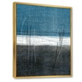 thumbnail image 2 of Designart Teal Meets Grey Abstract Art FLOAT FRAME WALL ART, 2 of 4