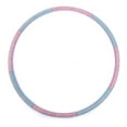 thumbnail image 1 of Aro de fitness con peso, 6 secciones, desmontable, bicolor, para adelgazar abdomen y cintura, azul y rosa, 1 of 13