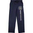 thumbnail image 4 of Batman City of Gotham Police Department Emblem Men's Navy Blue Graphic Sleep Pajama Pants-Medium, 4 of 7