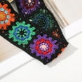 thumbnail image 6 of Knitting Flower Headbands Bandana Hair Band Women Retro Travel Headwarp Fashion Elastic Hair Accessories Hair Turban Scarf, 6 of 8