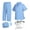 Blue, variant on Carry Doctor role play for kids come with scrubs pants and accessories, suitable for boys and girls aged 8-11 years old