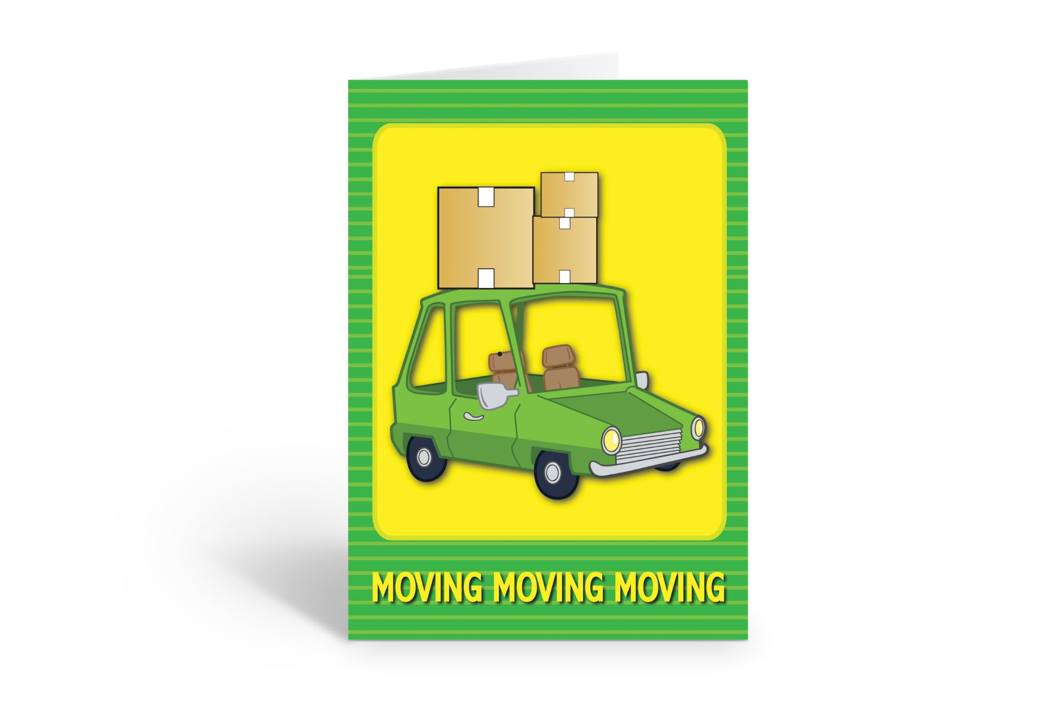 Fun Moving Announcement Note Card 10 Boxed Cards & Envelopes B14183