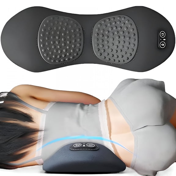 OITY 3 in 1 Electric Back Massager, Triple Fusion Back Massager with Heat Vibration, Back Massager for Pain Relief Deep Tissue