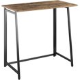 thumbnail image 3 of Boost Industries DF-8040F Compact 31" Wide Foldable Computer/Study Desk for Home and Office (Rustic Wood), 3 of 7