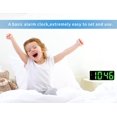 thumbnail image 2 of LinenLoon Digital Alarm Clock for Bedroom.Mirror Surface LED Electronic Clocks.Adjustable Brightness. Snooze Model.Voice Control.12/24H Display.Alarm Clock for Kids.Office.Table.Nightstand, 2 of 5