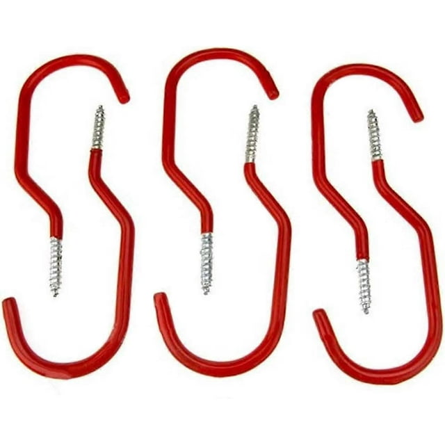 Juego de 6 ganchos para guardar bicicletas | Ganchos resistentes | Ganchos multiusos | Ganchos para colgar escaleras | Soportes para bicicletas | Garaje