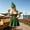 Green, variant on Women's Oktoberfest Pointed Hat Double Braids Bow Bavarian Festival Hat Free Size