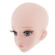 thumbnail image 3 of Cabeza de muñeca femenina, pestañas reales 4D para muñeca BJD OB 1/3, accesorios s, ojos azules Zulema Cabeza de muñeca de 60 cm, 3 of 8