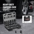 thumbnail image 6 of 14-Piece 3/8-Inch Drive 6-Point Impact Socket Set, SAE & Metric with Storage Case - Cr-V Steel Ratchet Tool Kit, 6 of 6