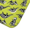 thumbnail image 3 of Green Dinosaurs Skeletons Pattern Dish Drying Mat for Kitchen 1 Pack, Ultra Absorbent Microfiber Dishes Drainer Mats,18"x24", 3 of 4