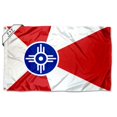 thumbnail image 1 of Drapeaux de Sport Fanions Compagnie Ville de Wichita Drapeau 2x3, 1 of 3