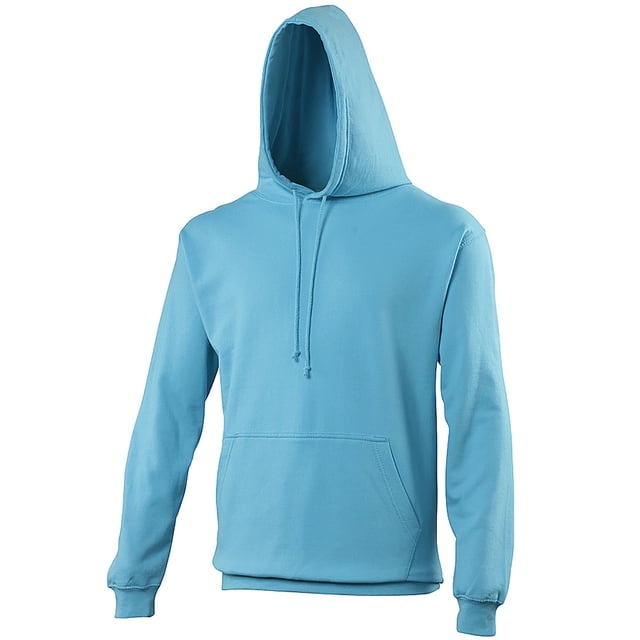 Awdis - Sudadera con capucha para adultos Unisex - Modelo college - Deporte/Gimnasio/Running (Azul Hawaiian)