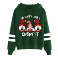 thumbnail image 1 of Sweat à Capuche d'Hiver pour Femmes Mode Pull de Noël Imprimé Xmas Col Rond Cardigan Mi-Long Blouse Ample, 1 of 6