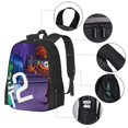 thumbnail image 2 of Yiaed inside out 2 Pattern Carry on Backpack,16.5x12.5x5.5 Personal Item Bag Carry On Backpack Water Resistant Lightweight Daypack, 2 of 6