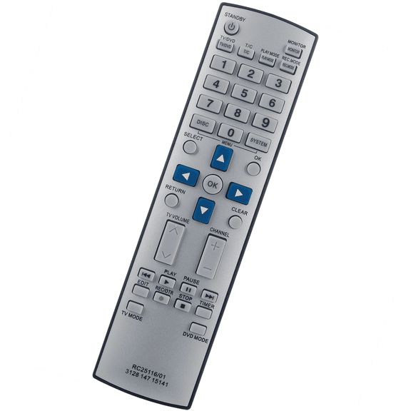 312814715141 RC25116/01 Remote Control for Magnavox Digital Video Disc Recorder