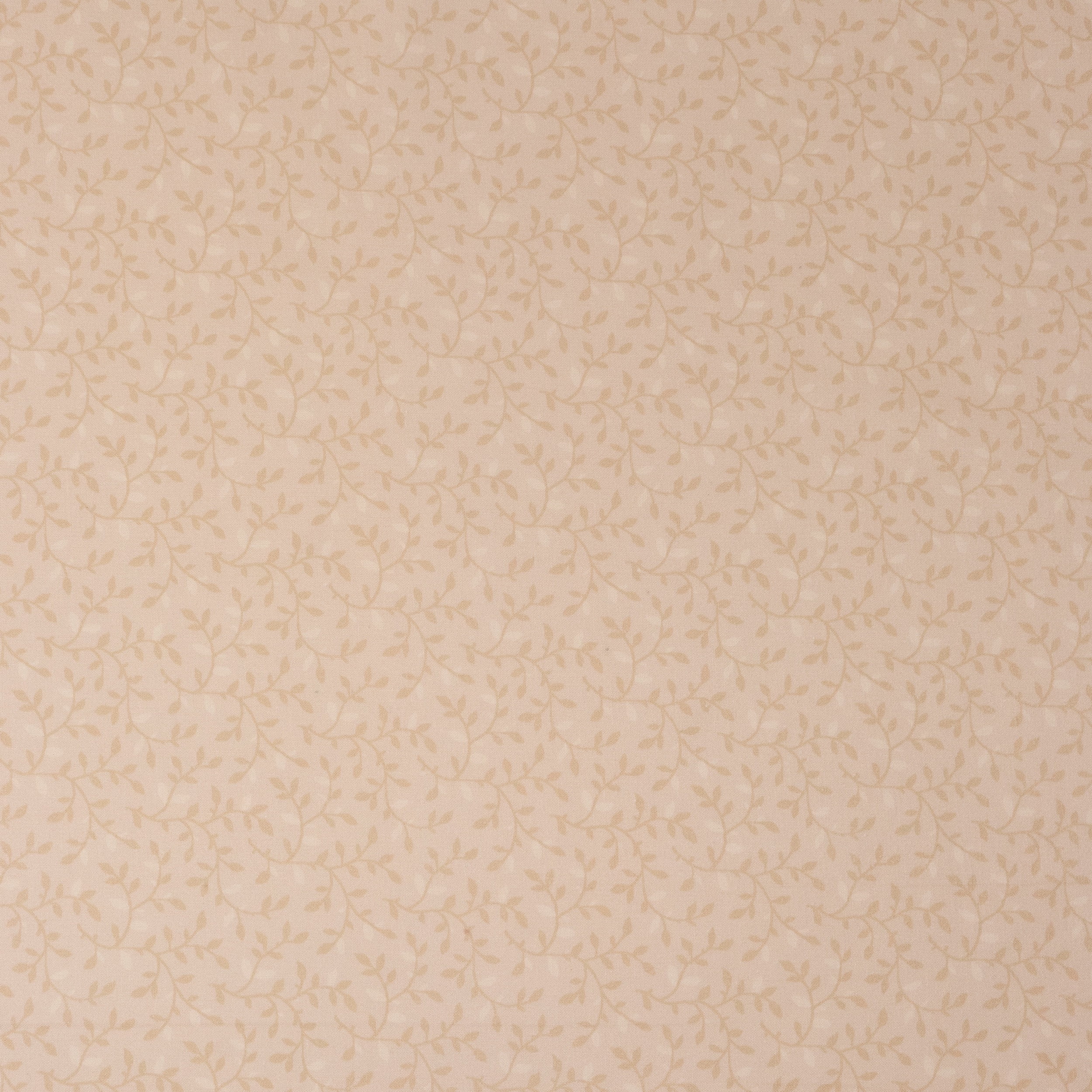 Roc-Lon 100% Cotton, 108" Wide, Quilt Backing, Prints, Leaves Beige, Cut By Yard